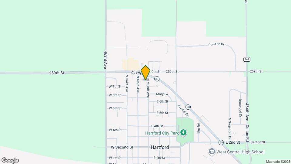 703 N Mundt Ave Map and Location Details