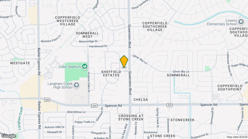 7303 Slippery Elm Ln Map and Location Details