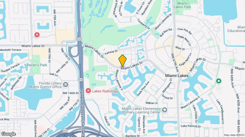7155 Miami Lakes Dr Map and Location Details