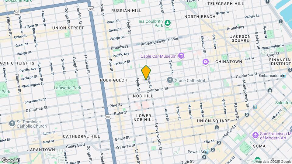 1420 Sacramento St Map and Location Details