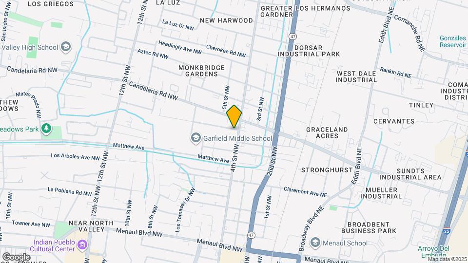 Calle Cuarta Mapa y Detalles de la Ubicación