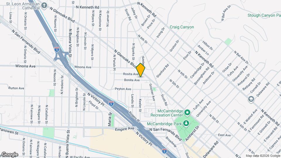 1809 Bonita Ave, Unit 1809 Bonita Map and Location Details