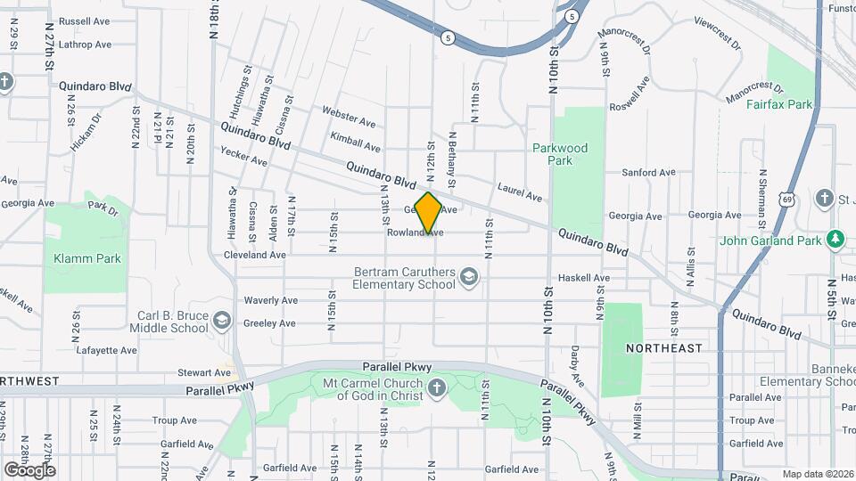 2512 N 12 St Map and Location Details