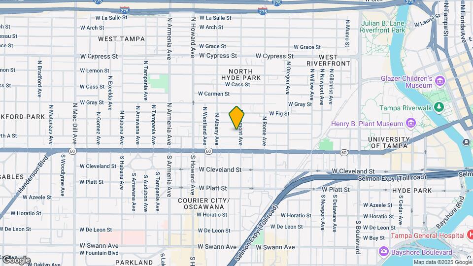 202 N Fremont Ave Map and Location Details