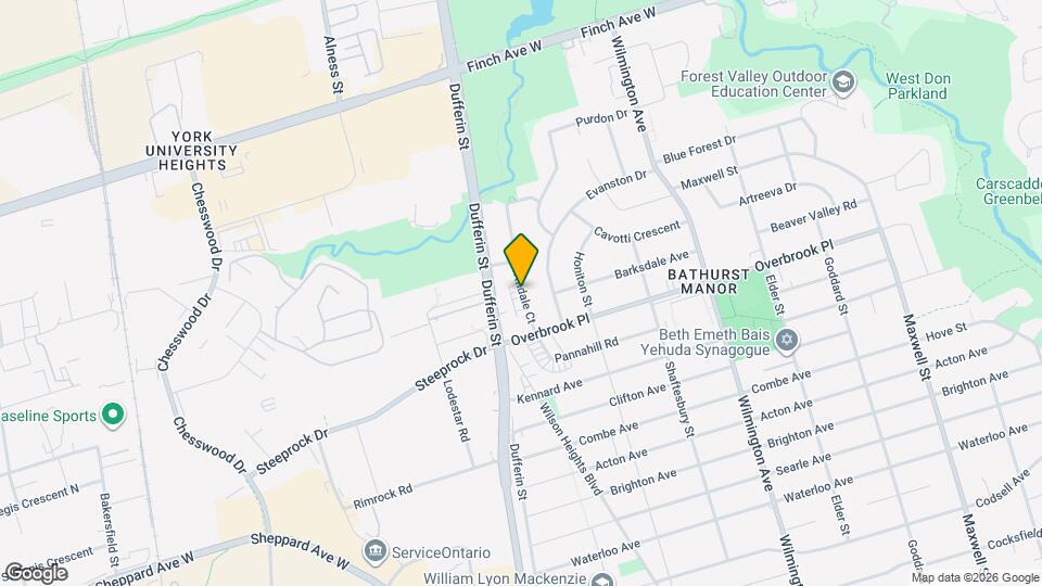 28 Garthdale Ct Map and Location Details