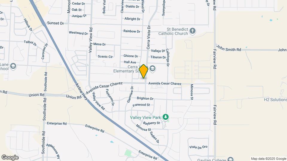 2170 Cerra Vista Dr Map and Location Details