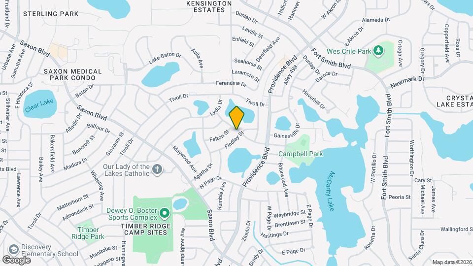 1498 Findlay St Map and Location Details