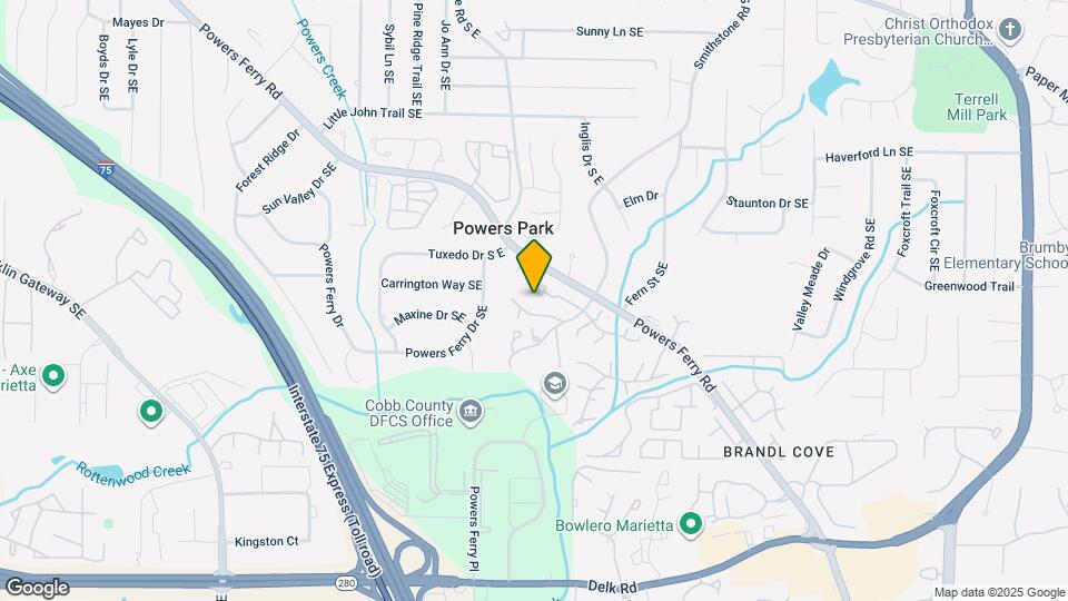 2017 Powers Ferry Trce SE Map and Location Details