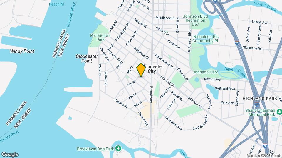 710 Hunter St Map and Location Details