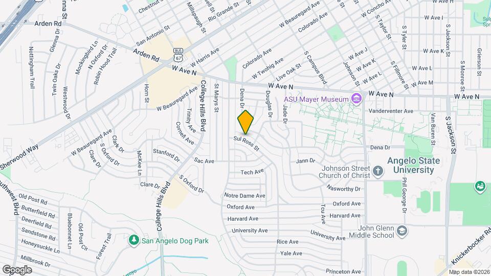 2130 Sul Ross St Map and Location Details