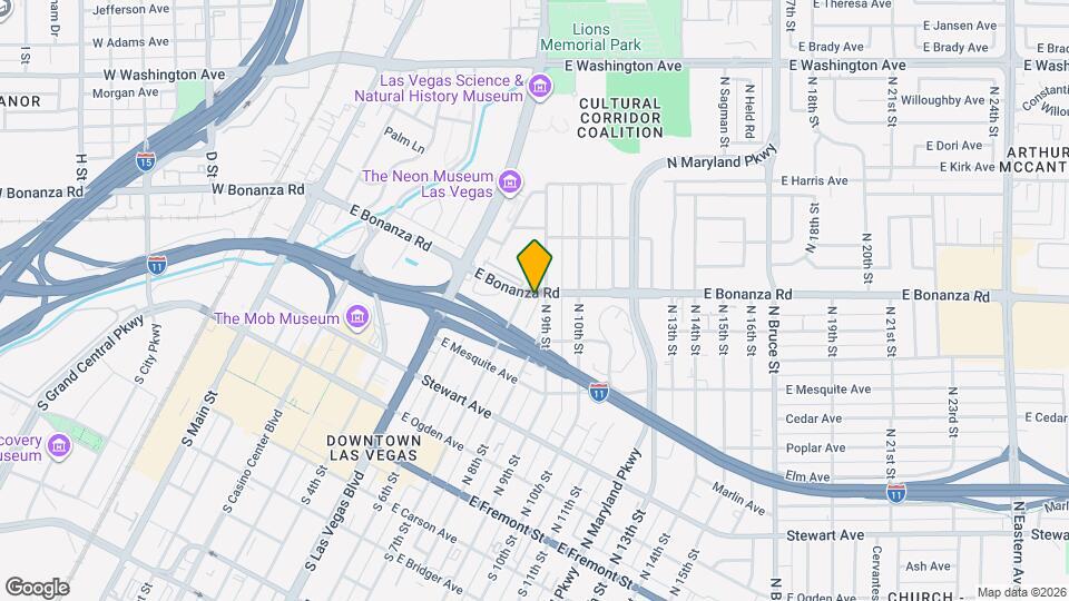 524 N 7th St, Unit 1 Map and Location Details