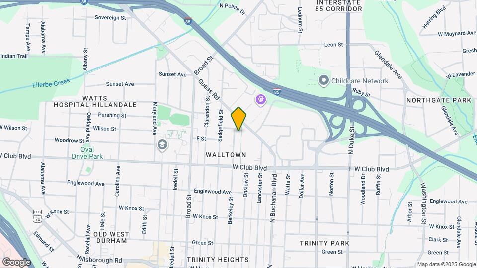 1236 Berkeley St Map and Location Details