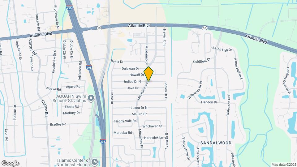 10914 Indies Dr N Map and Location Details