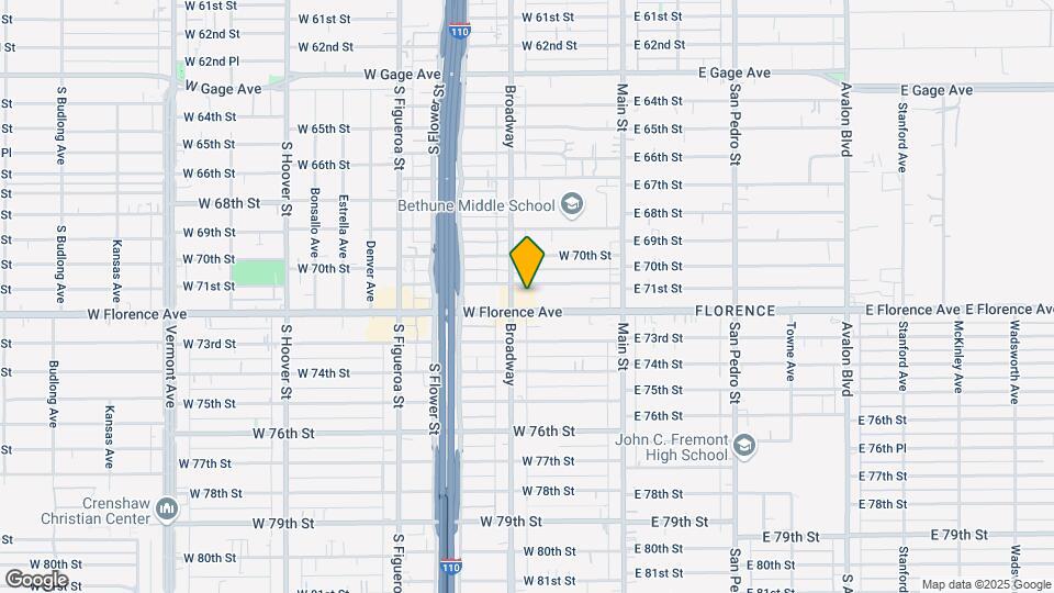 244 W 71st St Map and Location Details
