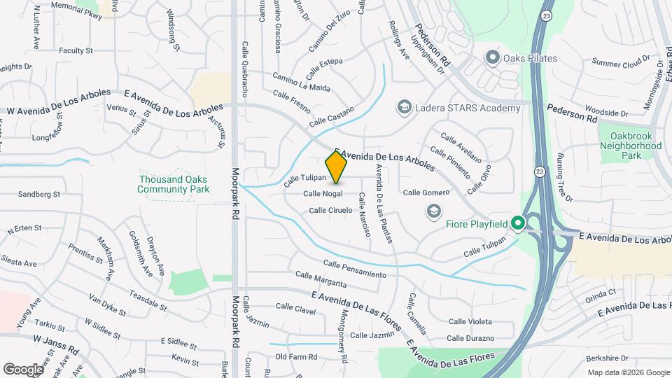 971 Calle Nogal Map and Location Details