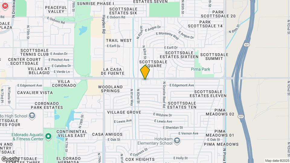 8243 E Thomas Rd Map and Location Details