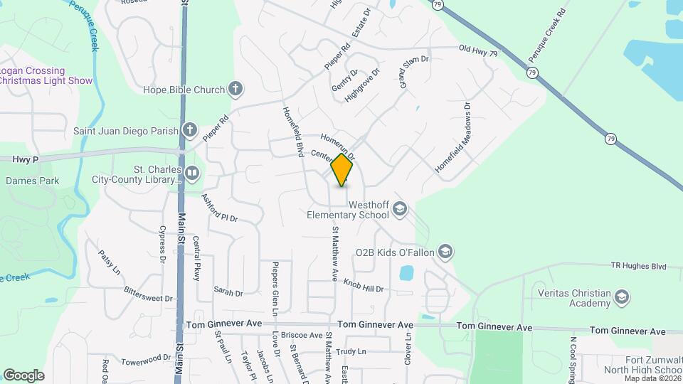 209 Centerfield Dr Map and Location Details