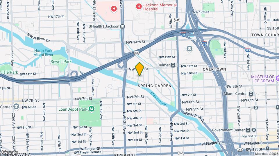 1061 NW N River Dr Map and Location Details