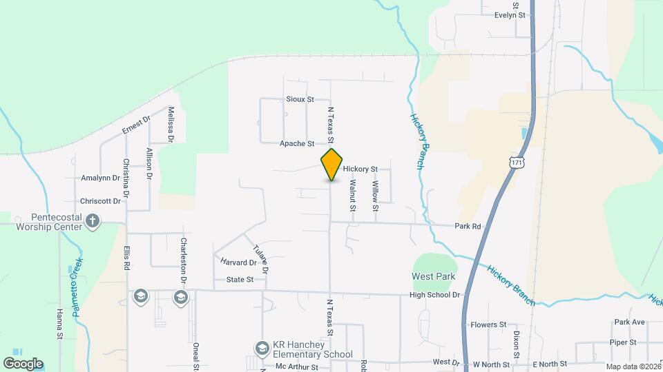 1138 N Texas St Map and Location Details