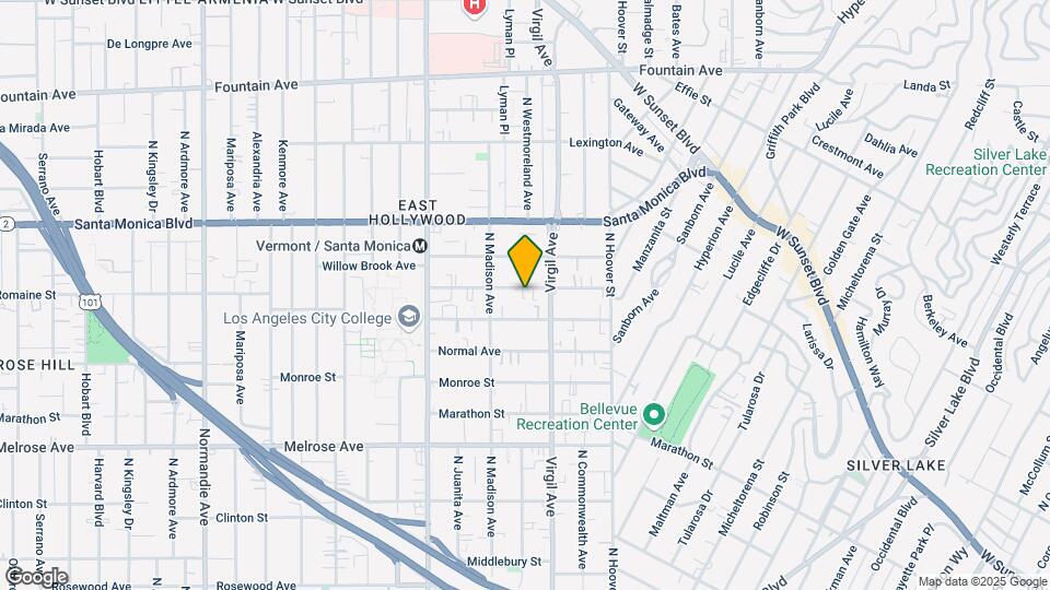 4324-4324 1/2 Lockwood Ave Map and Location Details