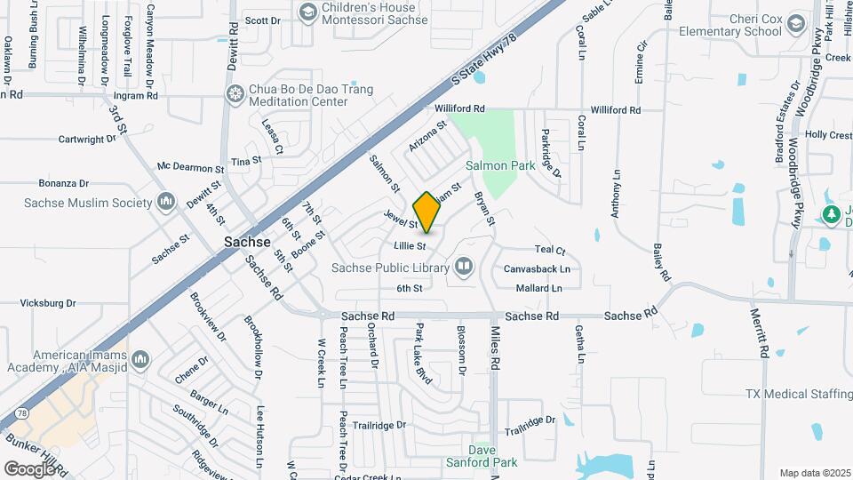 3917 Lillie St Map and Location Details