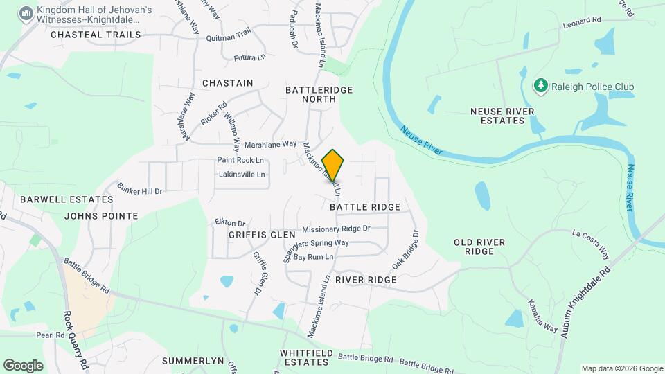 3604 Mackinac Island Ln Map and Location Details