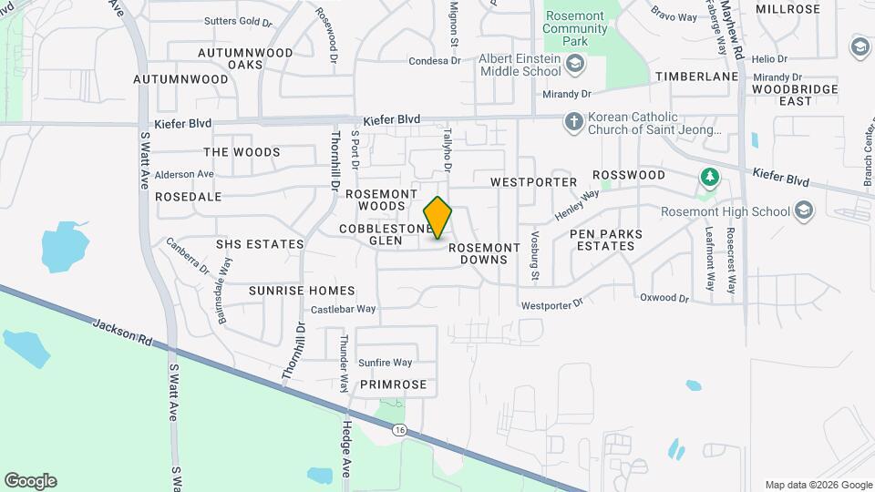 9145 Newhall Dr Map and Location Details