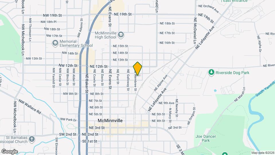 1014 NE Hembree St Map and Location Details