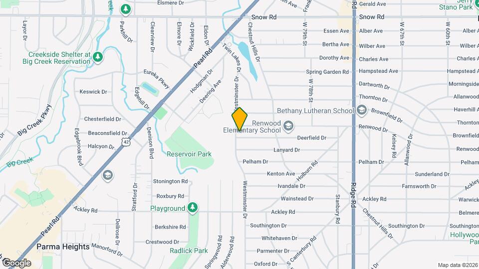 8514 Deerfield Dr Map and Location Details