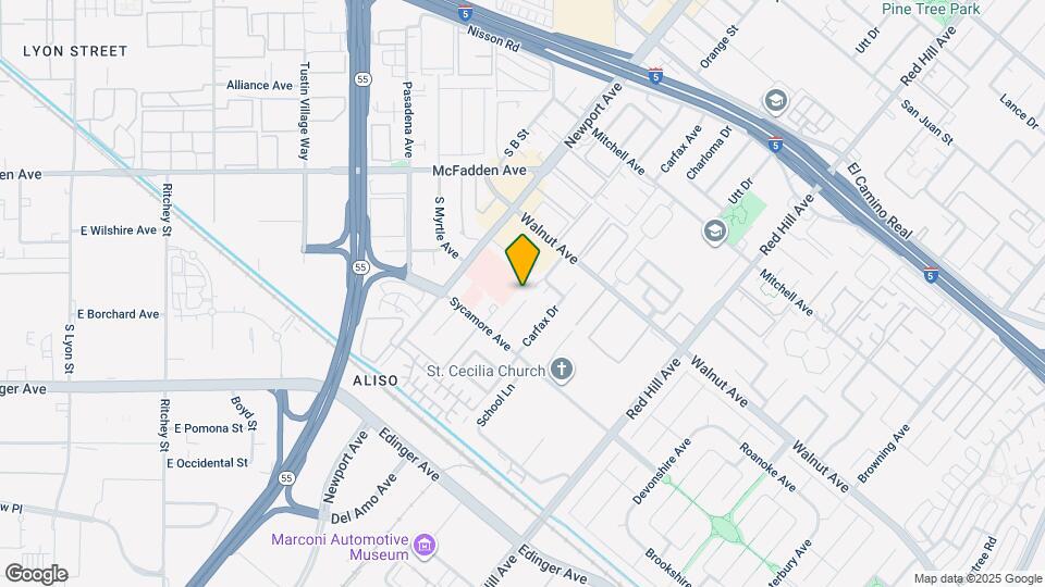 14621 Del Amo Ave Map and Location Details