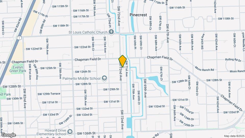 12525 SW 72nd Ave Map and Location Details