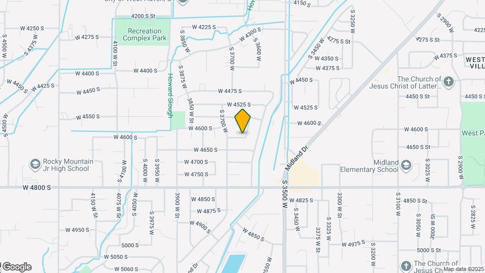 3652 W 4625 S Map and Location Details