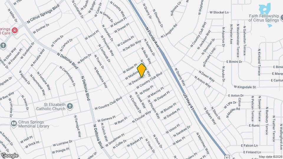 774 W Deacon Pl Map and Location Details