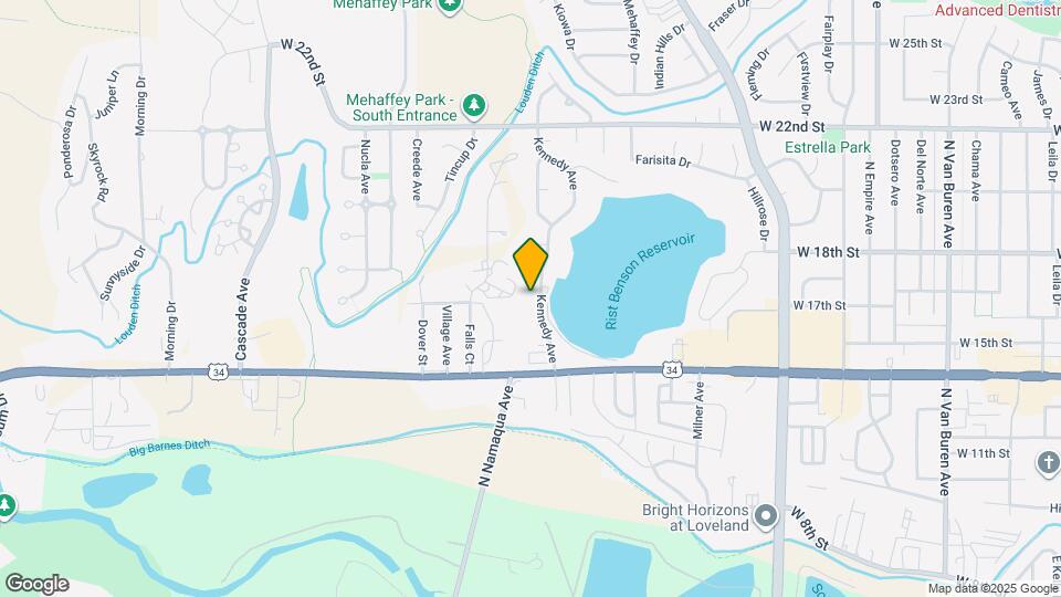 1621 Kennedy Ave Map and Location Details