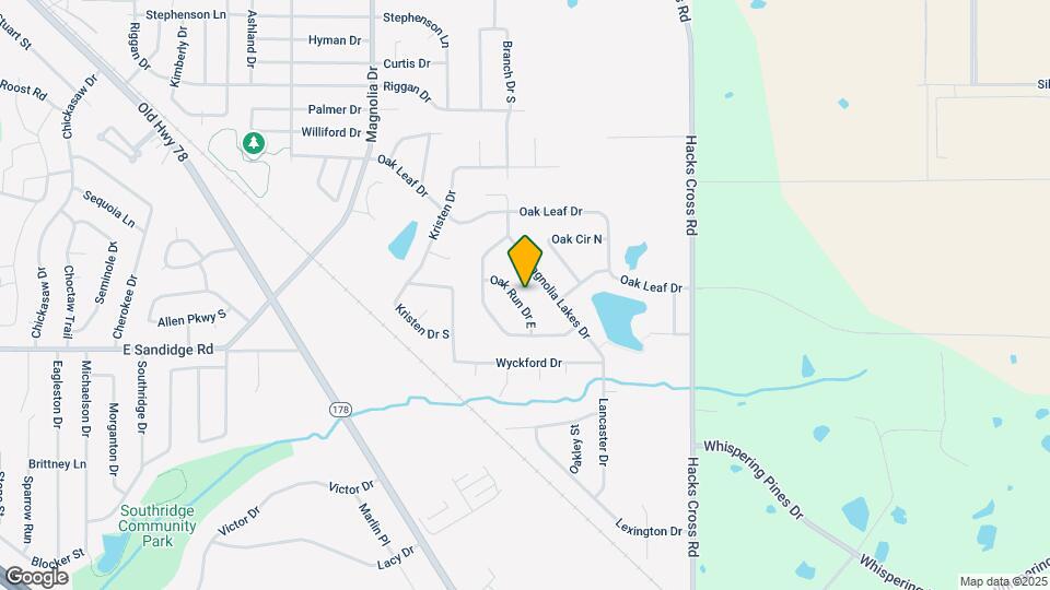6290 Oak Run Dr E Map and Location Details