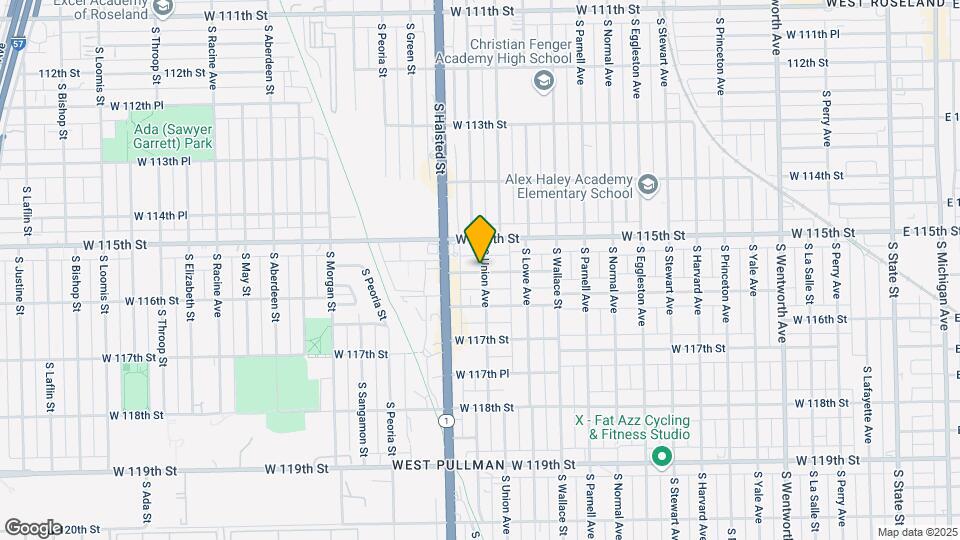 708 W 116th St Map and Location Details