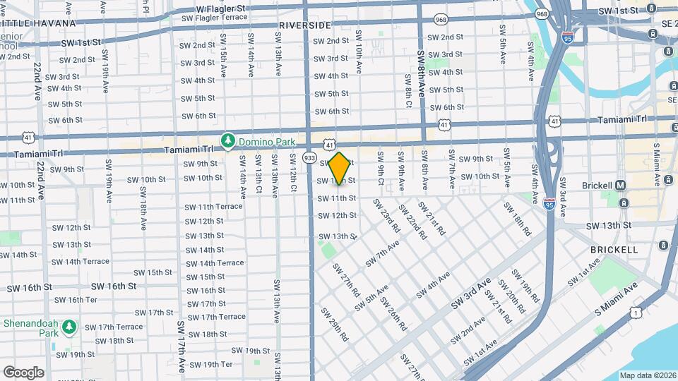 1029 SW 11th Ave Mapa y Detalles de la Ubicación