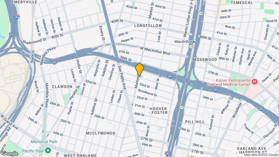 889-899 34th St Map and Location Details