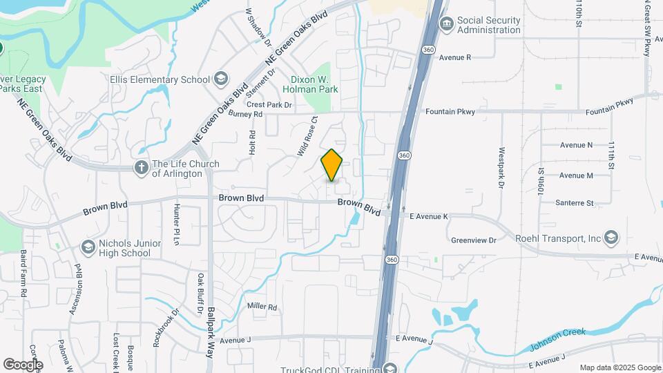 2507 Peargrove Cir Map and Location Details