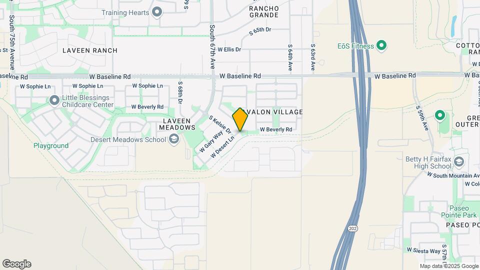 6605 W Desert Ln Map and Location Details
