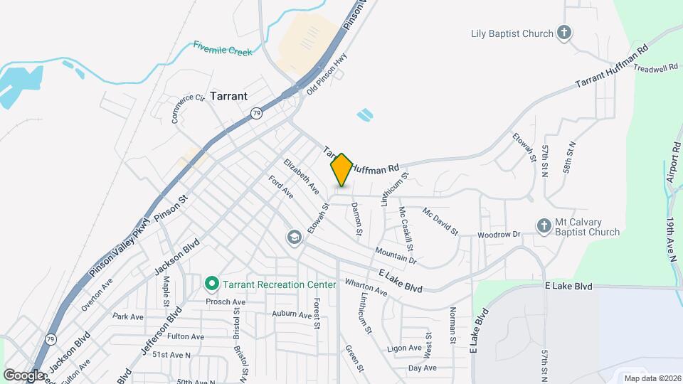 1820 Etowah St Mapa y Detalles de la Ubicación
