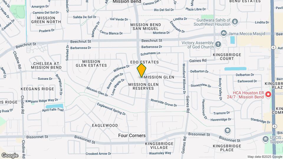 15810 Mission View Ct Map and Location Details