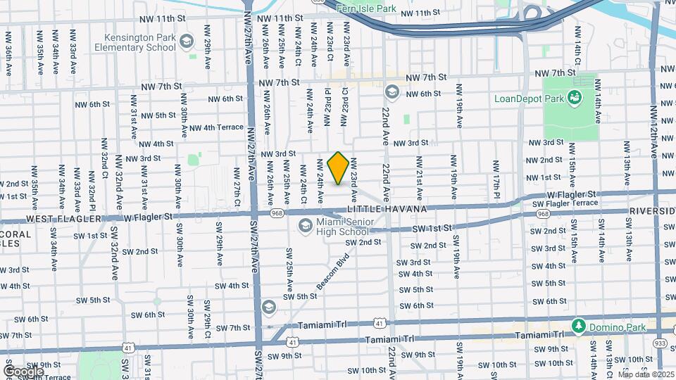 2345 NW Flagler Ter Map and Location Details