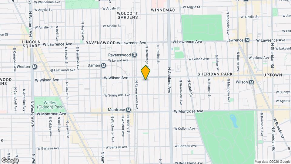 4546 N Hermitage Ave, Unit 2 Map and Location Details