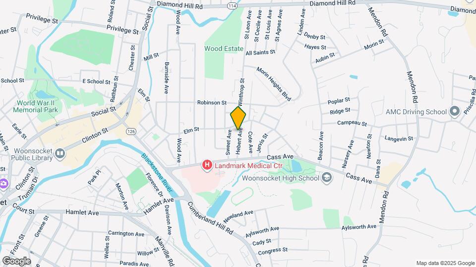 118 Hebert Ave Map and Location Details