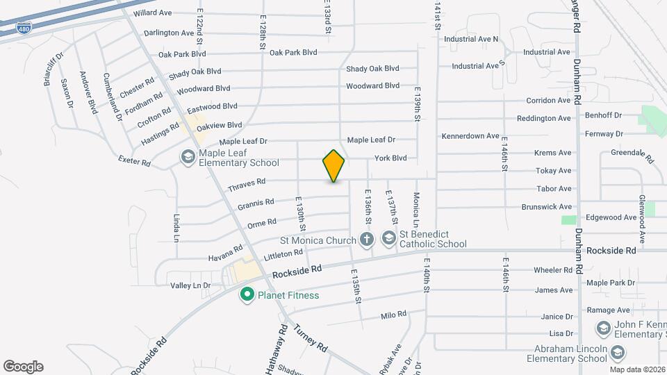 13310 Thraves Rd Map and Location Details