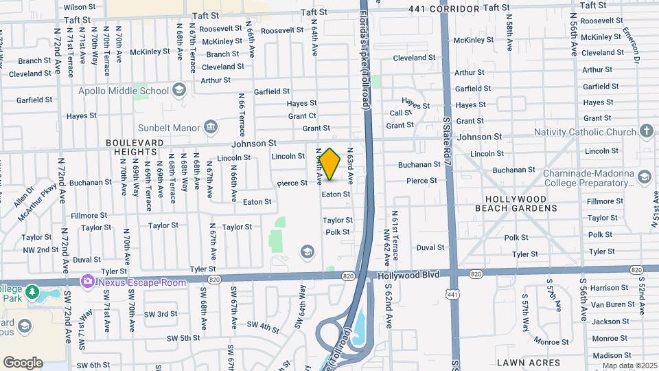 6326 Pierce St Map and Location Details
