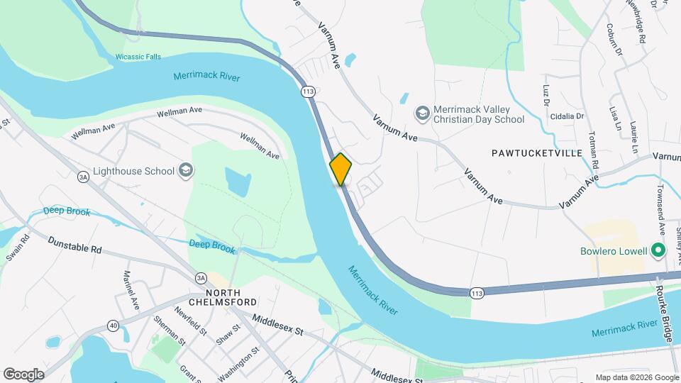 1245 Pawtucket Blvd Map and Location Details