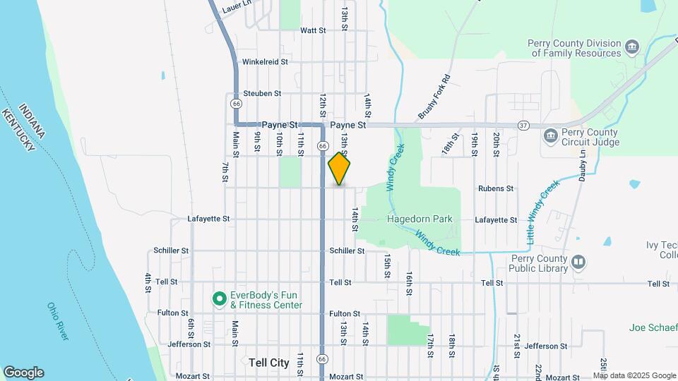 1247 13th St Map and Location Details