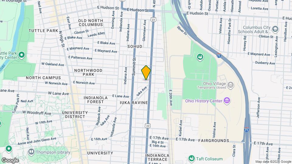 396 E Northwood Ave Map and Location Details